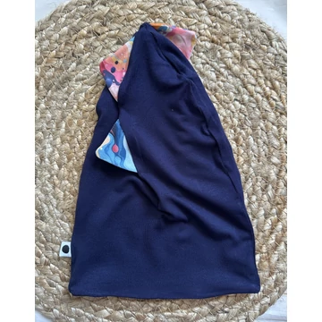 Dínós beanie sapka (44-52) sötétkék