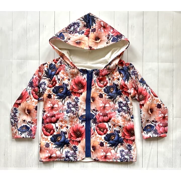 Tavaszi-őszi softshell kabát 92 - virágos